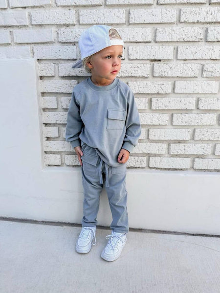 Dusty Blue Lounge Set