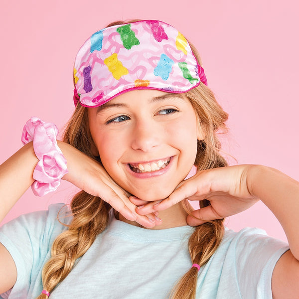 BEARY SWEET EYE MASK & SCRUNCHIE SET