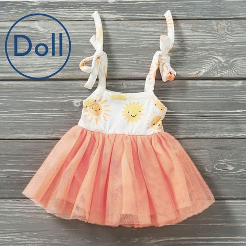 You Are My Sunshine Doll Dress