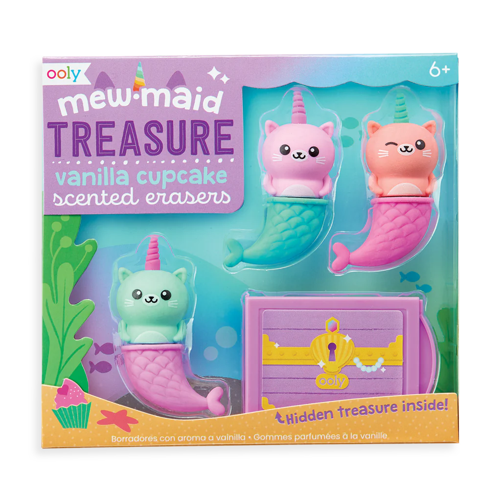 Mew-maid Scented Eraser Set