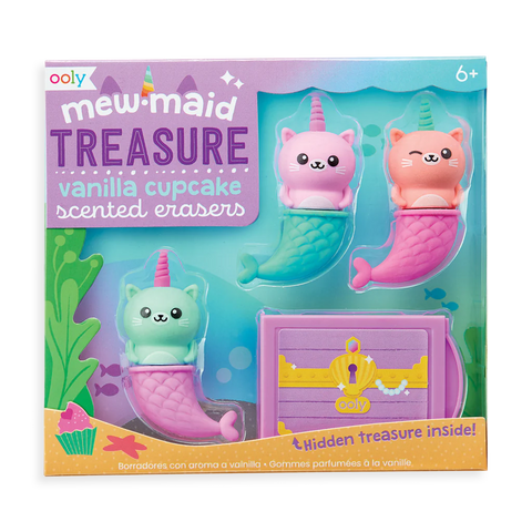 Mew-maid Scented Eraser Set