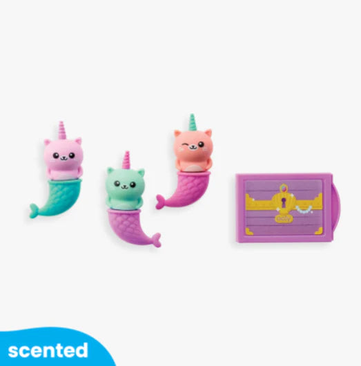 Mew-maid Scented Eraser Set