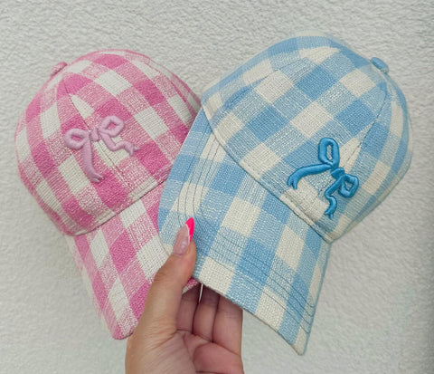Bow Embroidered Hat