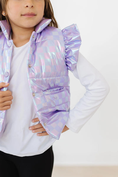 Lavender Haze Puffer Vest