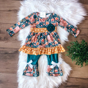 Cows & Coneflowers Infant Romper