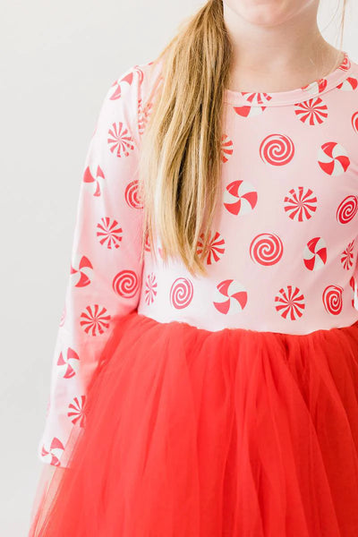 Pink Peppermint Tutu Dress