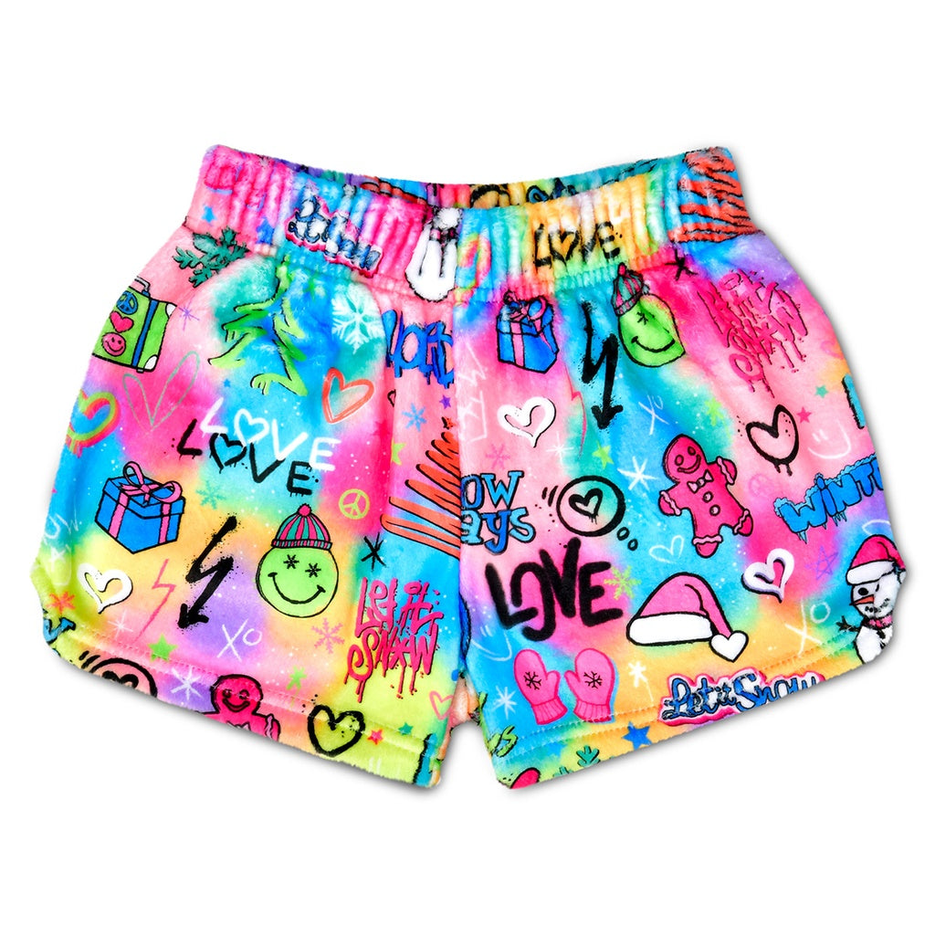 Corey Paige Snow Days Plush Shorts