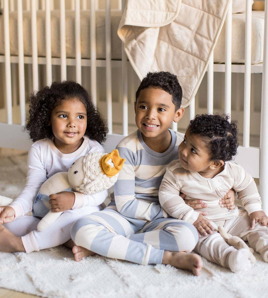 Organic Cotton Sleep & Play - Quarry Stripe