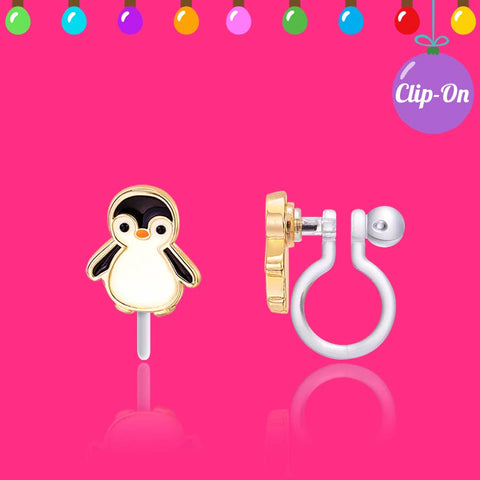 CLIP ON Earrings | Personable Penguin