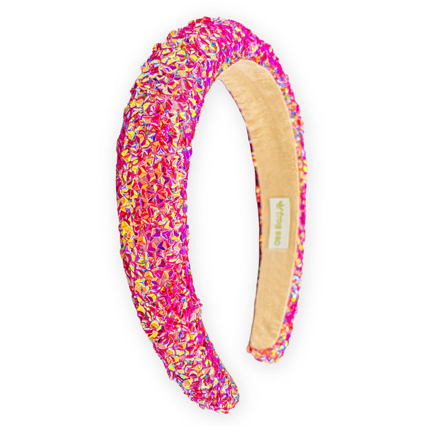 Kids Padded Headband - Chunky Sequin Hair Band