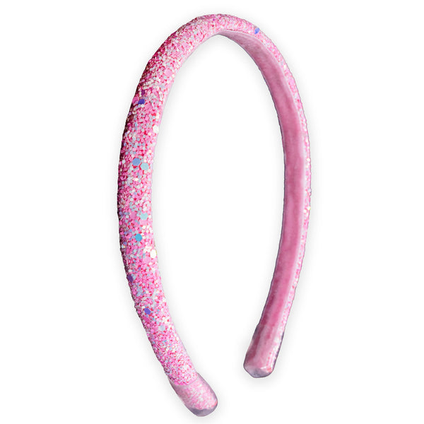 Thin Glitter Headband - Padded Hair Bands