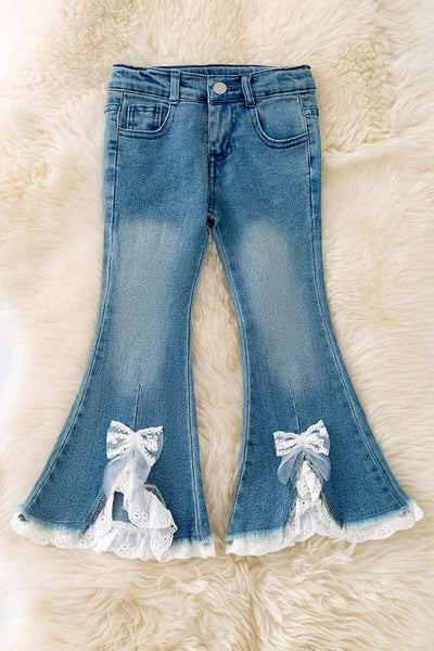 Denim Bow Bells