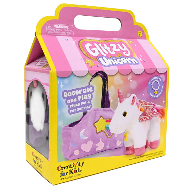 Decorate a Glitzy Unicorn DIY Craft Kit for Kids