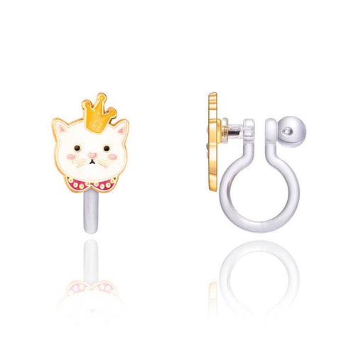 CLIP ON Cutie Earrings | Kitty Princess