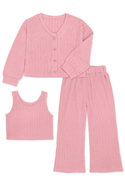 Blush Pink 3 Piece Set- Tween