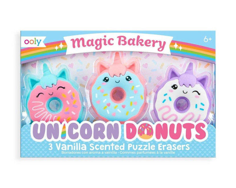 Unicorn Donut Scented Erasers