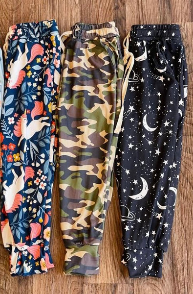 Patterned Joggers